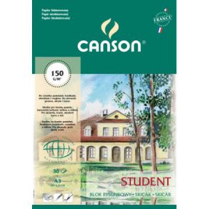 Blok rysunkowy Canson Student A3/30/150g